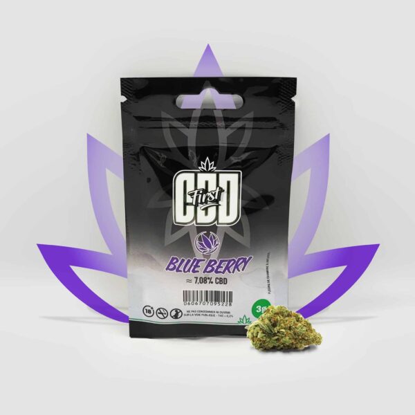 Fleur de CBD en sachet Blue berry