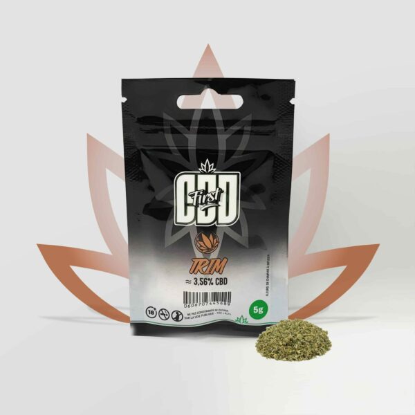 Fleur de CBD en sachet Trim