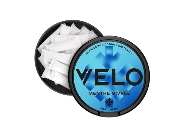 Velo Menthe Givrée – Pouches de nicotine sans tabac