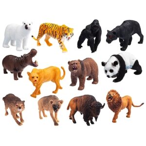 ANIMAUX DU ZOO 9-11 CM 12 ASSORTIS (PRES.12)