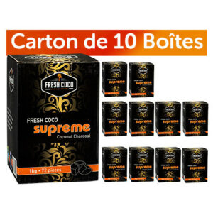 COLIS 10 BTES 1KG CHARB.NATUREL CERCLE FRESH COCO