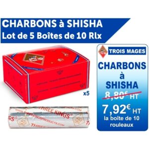 LOT 5 BTES TROIS MAGES 10 ROULEAUX  CHARBONS (1)