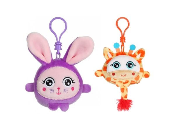 PELUCHE PORTES-CLES SQUISHIMALS 8cm (24)