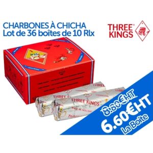 TROIS MAGES 36 BTE 10 ROULEAUX 10 CHARBONS 33MM