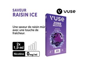 2 CAPSULES PRO RAISIN ICE 00 MG ML