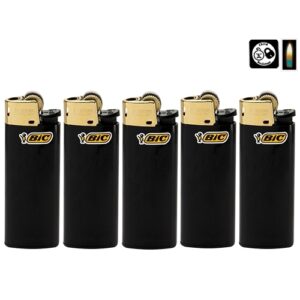 BIC BRIQUET J25 MINI ‘ NOIR ET OR ‘