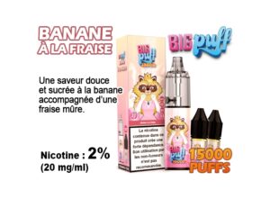 BIG PUFF 15K BANANE A LA FRAISE 2%