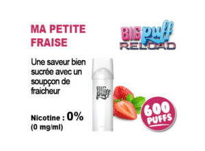 BIG PUFF RELOAD 2 POD MA PETITE FRAISE 00 MG