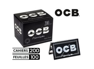 BOITE 200 CAHIERS 100F OCB COURT PREMIUM