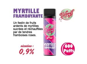 BOITE DE 1 PODS MYRTILLE FRAMBOYANTE 09 MG