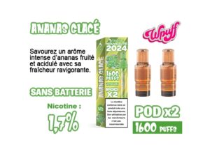 BOITE DE 2 POD 2.0 ANANAS GLACE 1.7%
