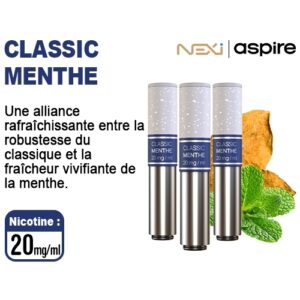 BOITE DE 3 POD NEXI ONE CLASSIC MENTHE 20 MG
