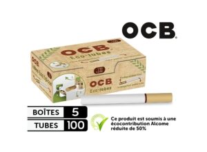 BTE DE 100 TUBES OCB BIODEGRADABLE (PAR 5 BOITES)