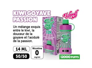 LIQUIDEO 12 KIT BATTERIE  POD KIWI GOYAVE PASSION