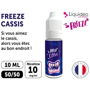 LIQUIDEO FREEZE CASSIS 10 MG ML  10 ML