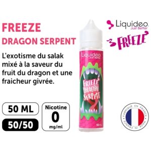 LIQUIDEO FREEZE  DRAGON SERPENT 00 MG ML  50 ML