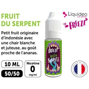 LIQUIDEO FREEZE  FRUIT DU SERPENT 00 MG ML  10 ML