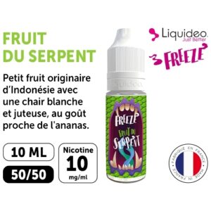 LIQUIDEO FREEZE  FRUIT DU SERPENT 10 MG ML  10 ML