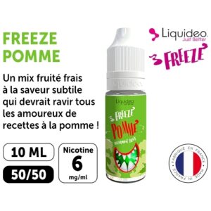 LIQUIDEO FREEZE POMME 06 MG ML   10 ml