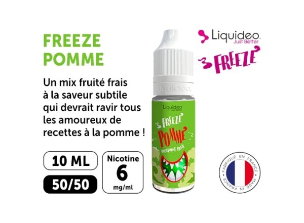LIQUIDEO FREEZE POMME 06 MG ML 10 ml