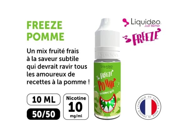 LIQUIDEO FREEZE POMME 10 MG ML 10 ml