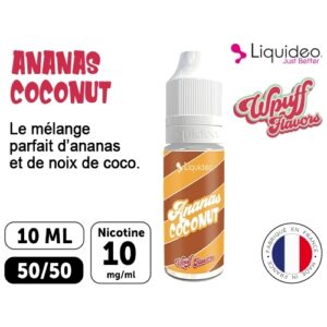 LIQUIDEO WPUFF ANANAS COCO 10 MG ML 10 ML