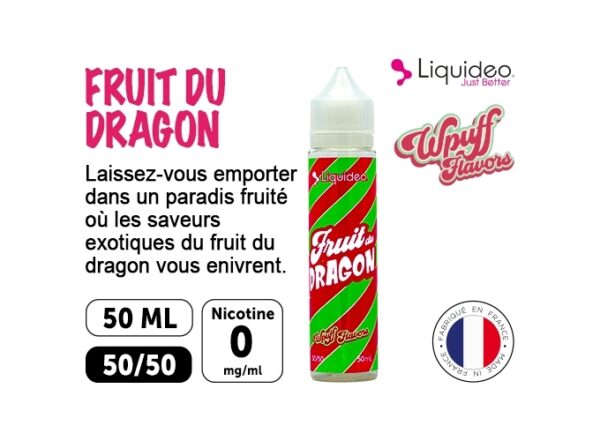 LIQUIDEO WPUFF FRUIT DU DRAGON 00 MG ML 50 ML
