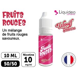 LIQUIDEO WPUFF FRUITS ROUGES 10 MG ML  10 ML