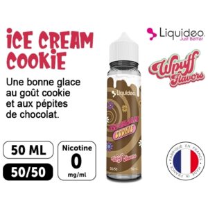 LIQUIDEO WPUFF ICE CREAM COOKIE 00 MG ML  50 ML