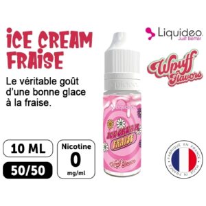 LIQUIDEO WPUFF ICE CREAM FRAISE 00 MG ML  10 ML