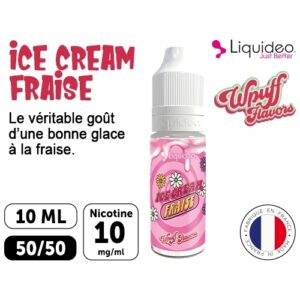 LIQUIDEO WPUFF ICE CREAM FRAISE 10 MG ML  10 ML