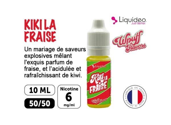 LIQUIDEO WPUFF KIKI FRAISE 06 MG ML 10 ML
