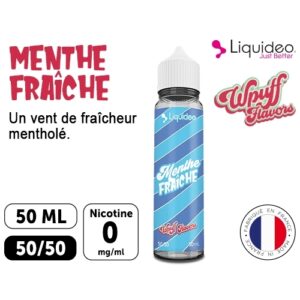 LIQUIDEO WPUFF MENTHE FRAICHE 00 MG ML  50 ML