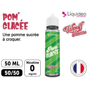 LIQUIDEO WPUFF POMME GLACEE 00 MG ML  50 ML