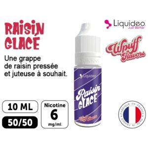 LIQUIDEO WPUFF RAISIN GLACE 06 MG ML 10 ML