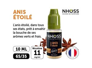 NHOSS 10 ml E-LIQUID ANIS NICOTINE 11Mg