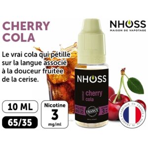 NHOSS 10 ml E-LIQUID CHERY COLA NICOTINE 03Mg