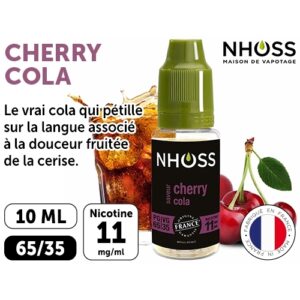 NHOSS 10 ml E-LIQUID CHERY COLA NICOTINE 11Mg