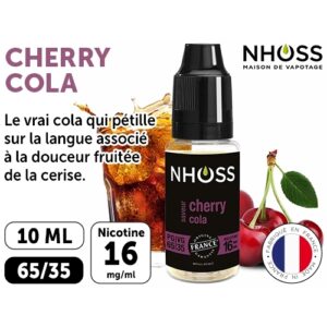 NHOSS 10 ml E-LIQUID CHERY COLA NICOTINE 16Mg