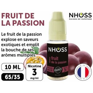NHOSS 10 ml E-LIQUID FRUIT DE LA PASSION NIC. 03Mg