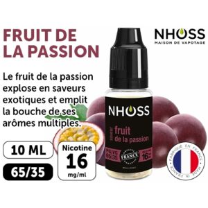 NHOSS 10 ml E-LIQUID FRUIT DE LA PASSION NIC. 16Mg