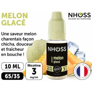 NHOSS 10 ml E-LIQUID MELON GLACE NICOT. 03Mg