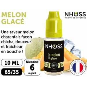 NHOSS 10 ml E-LIQUID MELON GLACE NICOT. 06Mg