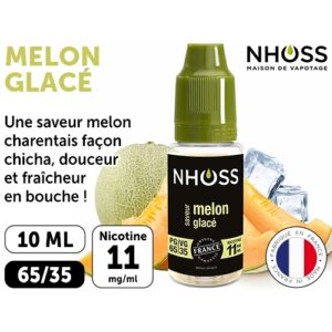 NHOSS 10 ml E-LIQUID MELON GLACE NICOT. 11Mg