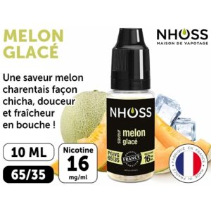 NHOSS 10 ml E-LIQUID MELON GLACE NICOT. 16Mg