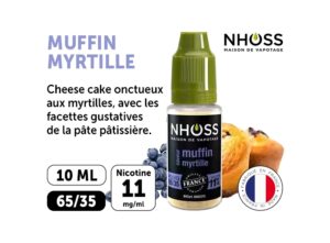 *NHOSS 10 ml E-LIQUID MUFFIN MYRTILLE NIC 11Mg