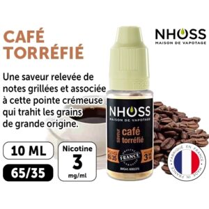 NHOSS 10 ml E-LIQUIDE  CAFE NICOT  03Mg