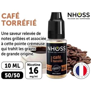 NHOSS 10 ml E-LIQUIDE  CAFE NICOT  16Mg