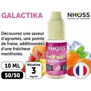 NHOSS 10 ml E-LIQUIDE GALACTIKA NICOTINE 03Mg