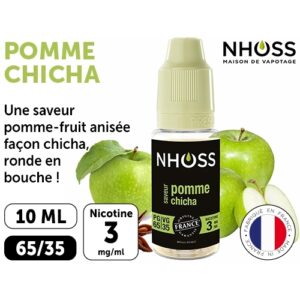NHOSS 10 ml E-LIQUIDE  POMME NICOT. 03Mg